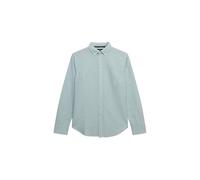 Superdry Slim Oxford Bd Langarmhemd XS Peppermint Chalk Stripe Oxford