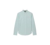 Hemdbluse SUPERDRY "SLIM OXFORD BD L/S SHIRT", Damen, Gr. XL, peppermint chalk stripe oxford, Web, Obermaterial: 100% Baumwolle, gestreift, slim fit normal, Manschette, Blusen Hemdbluse, Baumwolle, sl