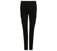 Superdry Womens Slim Cargo Pant Hose, Vulcan Black, 30