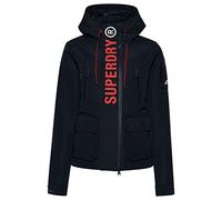 Superdry Womens Ultimate Windcheater Windjacke, Nordic Chrome Navy/Risk Red, L