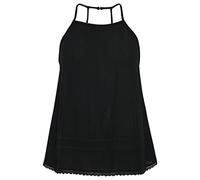 Superdry Womens Vintage Beach TOP Trägershirt/Cami Shirt, Black, S