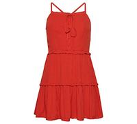 Superdry Kleid aus Viskose in Rot, Größe M