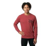 Superdry, Sweats Workwear Applique Sweatshirt, M2013978A, Bordeaux Red, L, Man, Adulto
