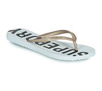 Superdry Damen Code Essential FLIP Flop Flipflop, Optic/Metallic Rose, Small