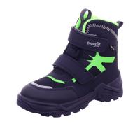 Superfit Jungen SNOW MAX warm gefütterte Gore-Tex Stiefel, BLAU/HELLGRÜN 8000