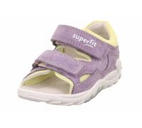 Superfit 1 000034 8510 Flow Mädchen Lauflernsandale Lila (Flieder) - Gelb Blau 24