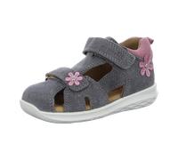 superfit Leder-Halbsandalen "Bumblebee" in Hellgrau - 34% | Größe 25 | Kindersandalen