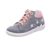 Halbschuh Leder \ STARLIGHT - Farbe - HELLGRAU/ROSA - Größe - 19
