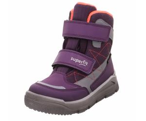 Superfit 1-009086-8510 Mars Crystal Mädchen Klettboots Lila (Aubergine) - Grau Blau 33