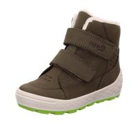 Superfit Jungen Stiefel GROOVY Leder dunkelgrün Größe 21