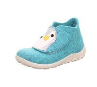 Superfit Happy OCTI Hausschuh, Hellblau/Weiß 8400, 20 EU Weit