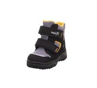 Superfit Baby Jungen HUSKY1 warm gefütterte Gore-Tex Schneestiefel, SCHWARZ/GELB 0020, 19