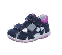 Superfit Baby Mädchen Fanni Sandalen, Blau (Ocean Kombi)