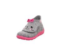 Superfit Baby Mädchen - Schuhe HAPPY Slipper, Modern, HELLGRAU/PINK 2500, 21