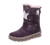 Stiefelette Leder \ FLAVIA LILA/SILBER - Gr. - 30