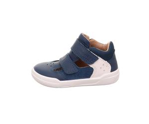 superfit Barfuß Leder-Halbsandalen "Superfree" in Dunkelblau - Größe 24 | Babysandalen