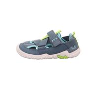 superfit Barfuß Leder-Halbsandalen "Trace" in Blau - 48% | Größe 27 | Kindersandalen