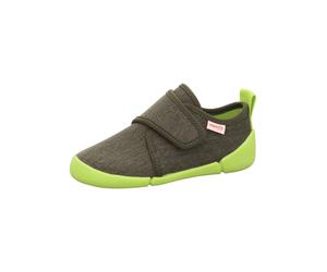 superfit Barfußschuhe "Venti" in Khaki - Größe 33 | Kinderhausschuhe