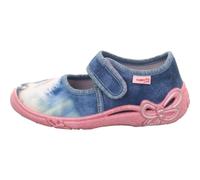 Superfit Kinder Hausschuh BELINDA Textil Blau/Rosa Größe 34