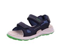 Superfit Jungen Criss Cross Sandale, Blau Grün 8000, 32 EU