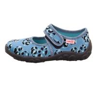 superfit Mädchen Hausschuh BONNY 25 Blau/Mehrfarbig