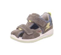 Superfit Boomerang Sandale, Grau/Blau 2000, 24 EU Weit