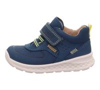 Superfit Jungen Ankle Boots Breeze, Kinder Stiefeletten, Weite: M IV, lose Einlage, uebergangsstiefel, flach, Stiefel, Bootee, BLAU/GELB (030), 29 EU