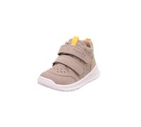 Superfit Kinder Leder-Lauflernschuhe BREEZE Unisex beige/gelb Größe 21