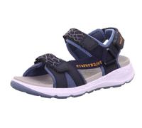 Superfit - Buben Sandale Criss Cross blauorange BLAU/ORANGE - Gr. - EU 28