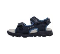 superfit Kinder Sandale CRISS CROSS Unisex 31 Blau/Hellgrau 1-000583-8010