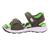 Superfit Criss Cross Sandale, Grün/Hellgrün 7010, 40 EU