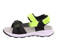 Superfit Jungen Criss Cross Sandale, Schwarz Gelb 0010, 41 EU