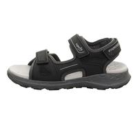 Superfit Jungen Criss Cross Sandale, Schwarz Hellgrau 0010, 38 EU