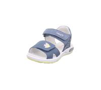 Superfit Sandale Emily Leder Blau/Gelb 8000 für Kinder Größe 29 EU