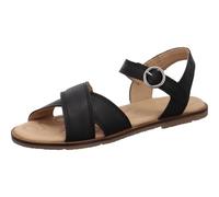 Superfit Flair Kinder Sandale aus Echtleder Schwarz mit Klettverschluss und gepolsterter Innensohle. schwarz Gr. 35