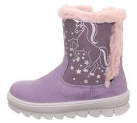 Superfit Kinder-Leder-Winterstiefel Flavia Weite M IV Lila Größe 32