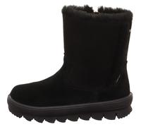 Winterstiefel SUPERFIT "FLAVIA, WMS: mittel", Damen, Gr. 37, schwarz, Textil, Veloursleder, Fellimitat, unifarben, Schuhe Winterstiefel, Boots mit Reißverschluss, Größenschablone zum Download (2266311