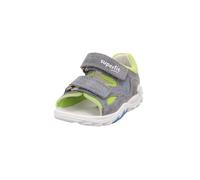 Superfit Kindersandalen Flow Leder Hellgrau/Hellgrün Größe 22