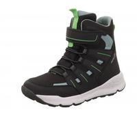 Superfit Free Ride Sneaker, SCHWARZ/GRÜN 0000, 40 EU Schmal