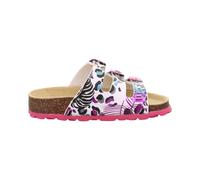 Superfit Mädchen Fussbettpantoffel 1800113 Hausschuh, Weiß Mehrfarbig 1100, 34 EU