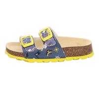 Superfit Fussbettpantoffel blau/gelb (8180) 41