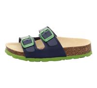 Superfit Jungen Fussbettpantoffel Blau/Grün 8210 Pantoffeln, Blau Grün 8210, 36 EU