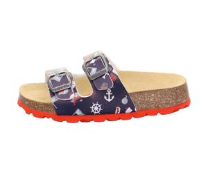 Superfit Fussbettpantoffel blau/rot (8190) 27