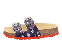 Superfit Fussbettpantoffel blau/rot (8190) 39