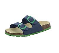 Superfit Fussbettpantoffel Hausschuhe 0-800111 PantoffelnBlau Grün 820037 EU Jungen