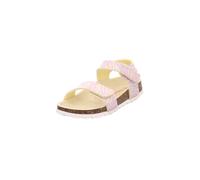 Superfit - Klett-Sandalen ZEBRASTREIFEN in gelb/rosa Gr.27