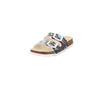 Superfit Fussbettpantoffel Pantoffeln, Blau/Mehrfarbig 8120, 26 EU Weit