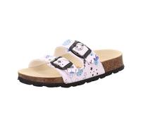 Superfit Fussbettpantoffel Pantoffeln, Weiß/Mehrfarbig 1070, 24 EU Weit