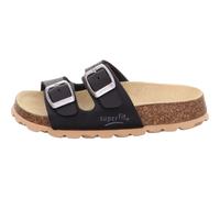 Superfit Kinder-Fußbettpantoffel Schwarz Größe 35