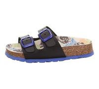 Superfit Fussbettpantoffel schwarz/blau (0100) 24